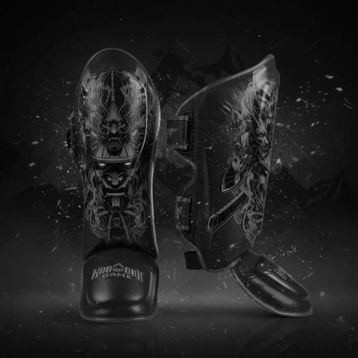 Ground Game "Samurai Shadow" Shin Guards