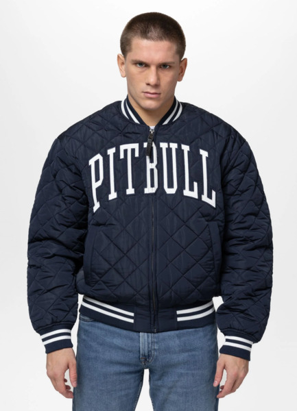 Kurtka pikowana przejściowa bejsbolówka PIT BULL "JUPITER" - granatowy