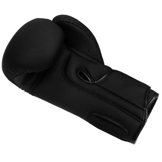 Legion Octagon Script PU Matt Boxing Gloves - Black/Black