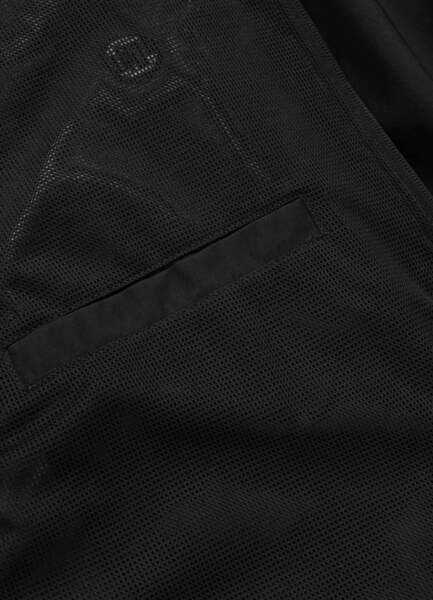 PIT BULL "HOOPER" transitional bomber jacket with hood - black