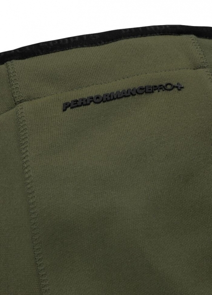 Bluza rozpinana PIT BULL "Thelborn" z kapturem '21 - oliwkowa