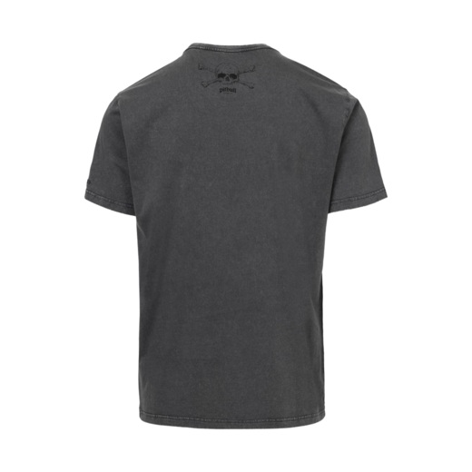 Washed PIT BULL "FEAR NO PAIN" T-shirt - graphite