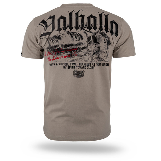 Koszulka T-shirt Dobermans Aggressive "VALHALLA III TS400" - beżowa