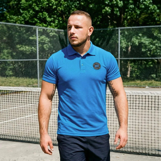 Koszulka Polo Extreme Hobby "MODE" - niebieski