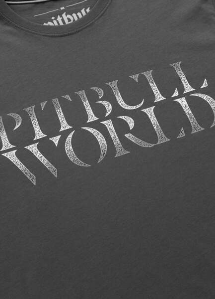 PIT BULL "WORLD" Men's T-Shirt - Black