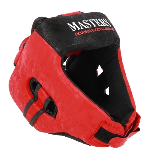 MASTERS KT-EXCELLENCE Boxing Helmet Black and Red