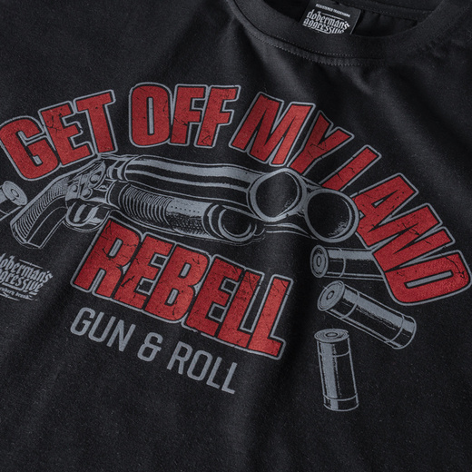 Koszulka T-shirt Dobermans Aggressive "REBELL TS401" - czarna