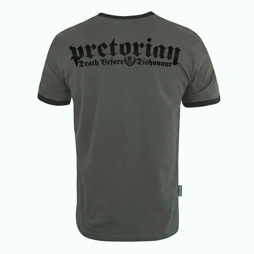 Pretorian Ringer "Honour" T-Shirt - Khaki