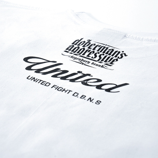 T-shirt Dobermans Aggressive &quot;BOXING&quot; TS281B - white