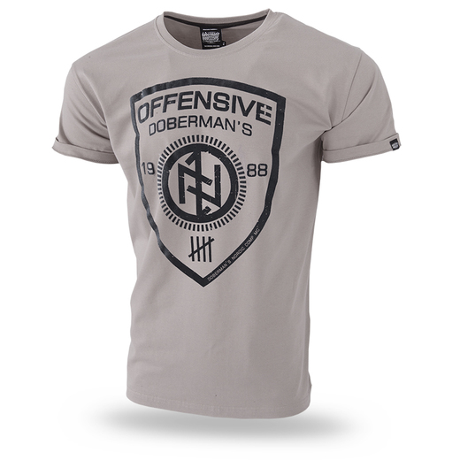 T-shirt Dobermans Aggressive &quot;Offensive Shield TS237&quot; - beige