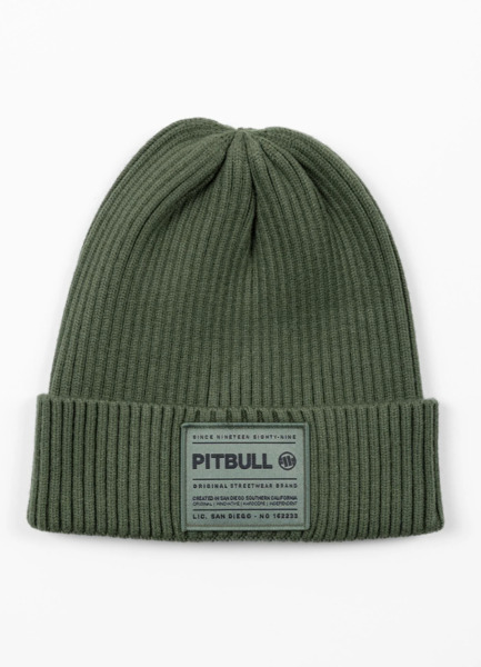 PIT BULL &quot;DOCK&quot; winter hat - dark green
