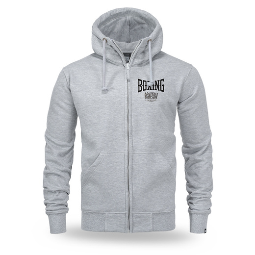 Dobermans Aggressive &quot;COMICS BOXING II&quot; BZ360E Zip-up Hoodie - Gray
