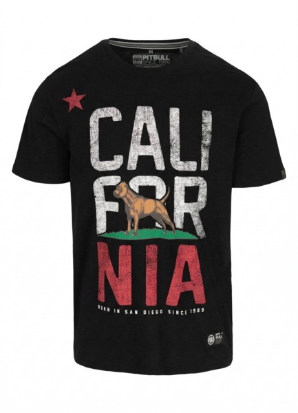 Koszulka męska PIT BULL "CALIFORNIA" - czarny