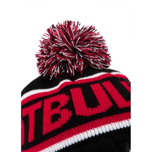Winter hat PIT BULL &quot;Fleming II&quot; - black / red