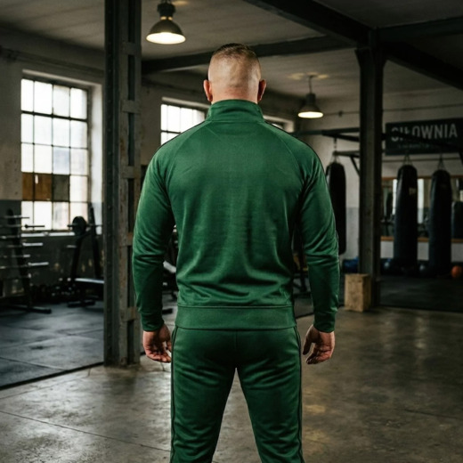 Dres sportowy męski Extreme Hobby "MODE" - komplet zielony