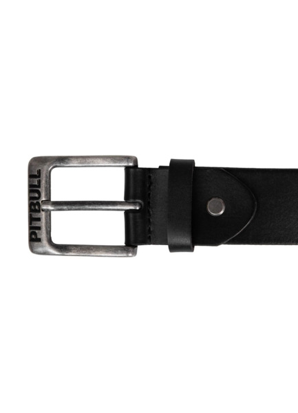 PIT BULL "Classic I" leather belt - black