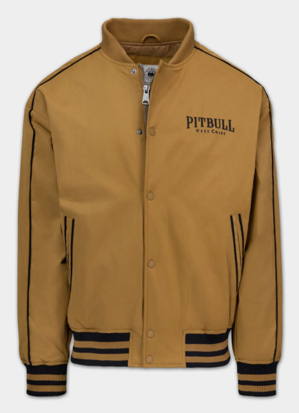 Kurtka przejściowa bejsbolówka PIT BULL "RADFORD" - miodowy