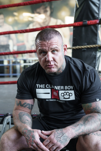 Dobermans Aggressive &quot;CLEANER BOY BK396&quot; Hoodie - Gray