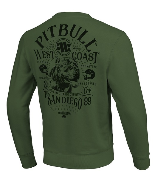 Bluza PIT BULL "San Diego 89" - oliwkowa
