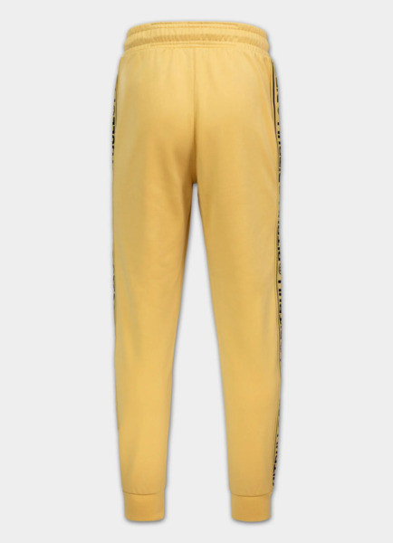 Spodnie dresowe PIT BULL "TAPE LOGO" - żółty