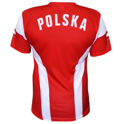 Koszulka piłkarska "Polska" - czerwona