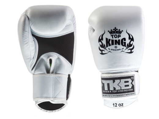 Rękawice bokserskie TOP KING TKBGAV AIR (111) (white) "K"