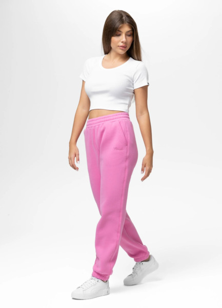 Spodnie damskie dresowe PIT BULL "TULLA" - różowy
