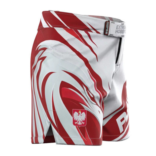 Spodenki athletic Extreme Hobby | POLSKA ULTIMATE - biały