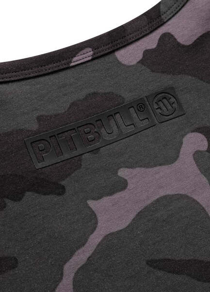 Tank Top PIT BULL Slim fit "HILLTOP" - czarny camo