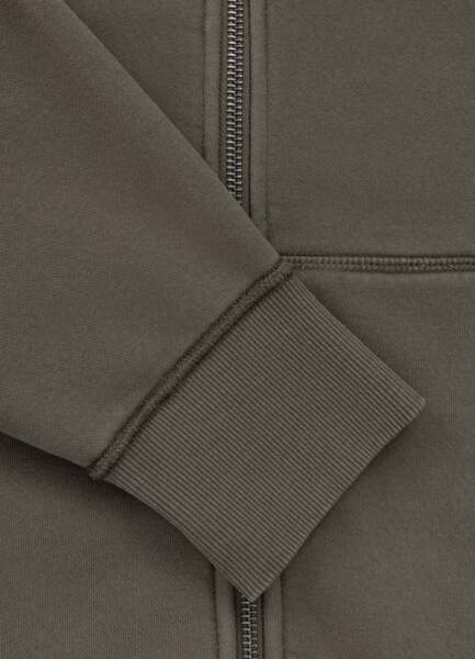 Men's zip-up hoodie PIT BULL "HACKETT" - olive