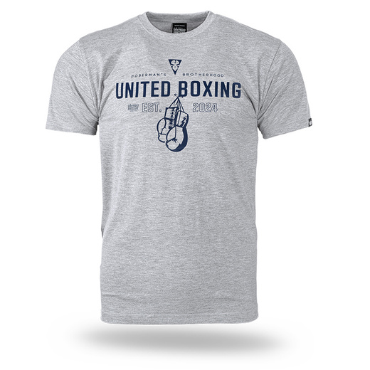 Koszulka T-shirt Dobermans Aggressive "United Boxing" TS337 - szara