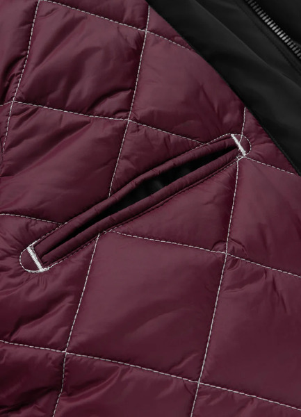 Kurtka przejściowa bejsbolówka PIT BULL "MANOLITO" - bordowy