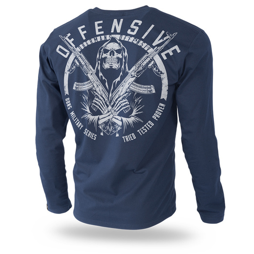 Longsleeve Dobermans Aggressive "MILITARY OFFENSIVE" LS195" - granatowy