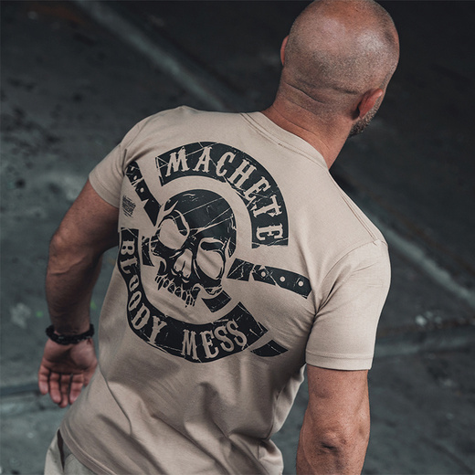 Koszulka T-shirt Dobermans Aggressive "MACHETE" TS295E - szara