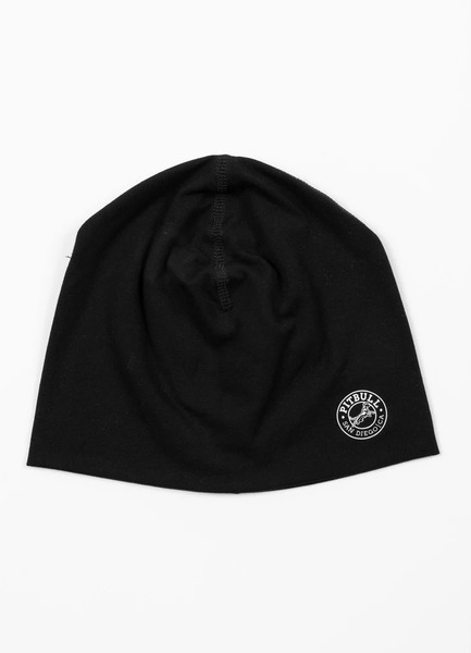 Czapka zimowa bawełniana PIT BULL "SAN DIEGO CA" - czarna