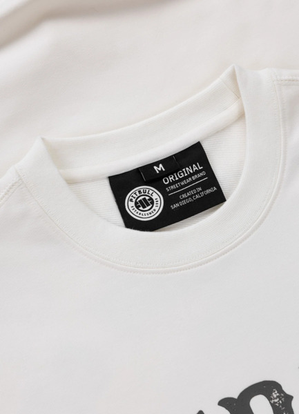 Bluza PIT BULL "STRENGTH & RESPECT" - off-white