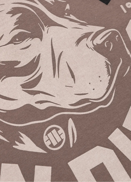 Bluza męska z kapturem PIT BULL DOG SD - bordowa