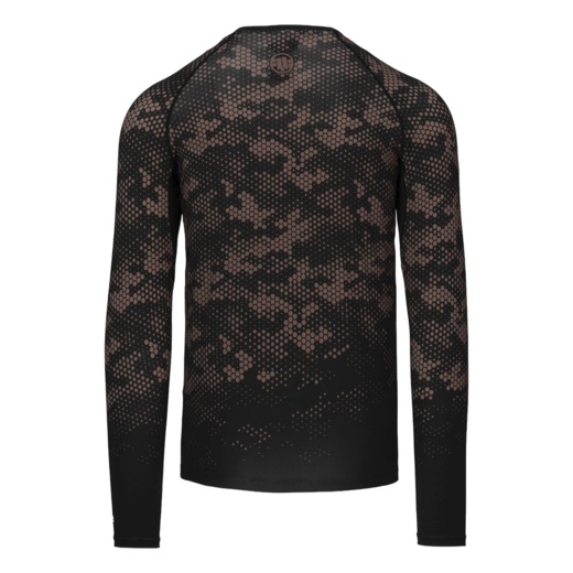Rashguard longsleeve PIT BULL "HEX CAMO HILLTOP" - ciemny piaskowy