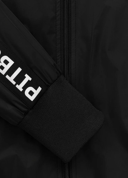 Kurtka przejściowa PIT BULL "Athletic Tape" - czarna