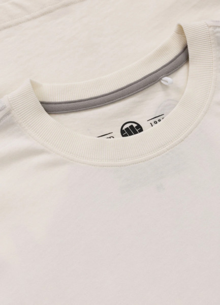 PIT BULL Loose Fit "GRAFFITI" Men's T-Shirt - Off-White