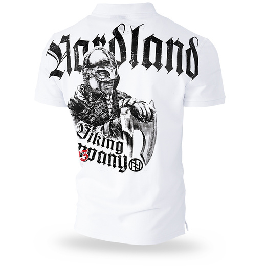 Polo Shirt Dobermans Aggressive &quot;Nordland TSP168&quot; - white