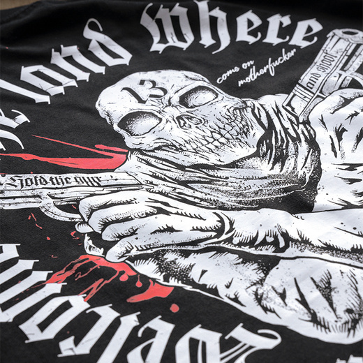 Longsleeve Dobermans Aggressive "BANG BANG" LS330 - granatowy