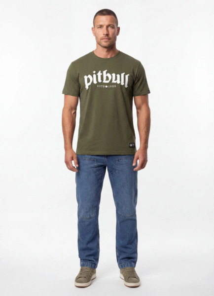 Koszulka PIT BULL O'SIDE - oliwkowy