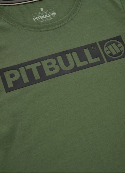 Koszulka damska PIT BULL " Hilltop" - oliwkowa