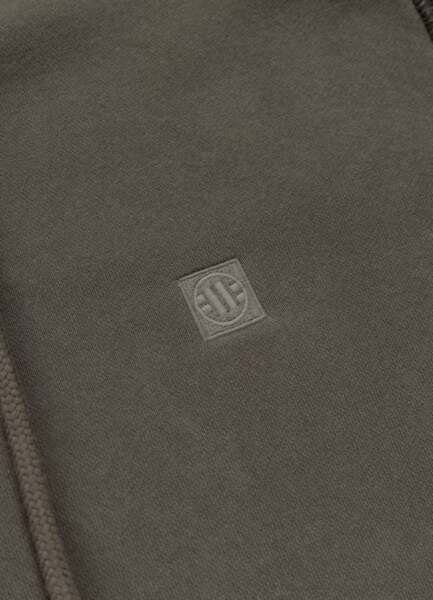 Men's zip-up hoodie PIT BULL "HACKETT" - olive