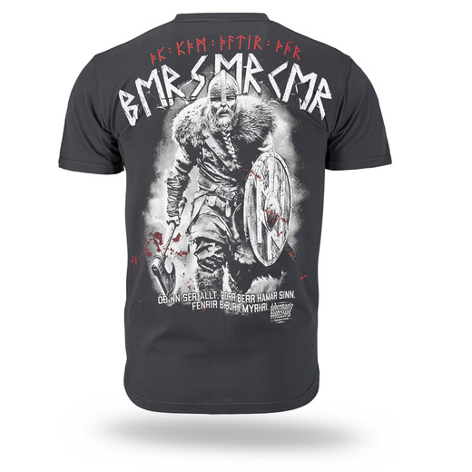 Koszulka T-shirt Dobermans Aggressive "BERSERKERS II TS417" - grafitowa