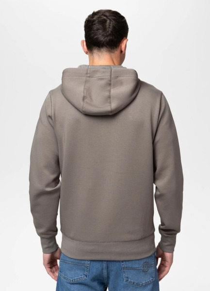 Bluza męska z kapturem PIT BULL "SAMPSON" - szarobrązowy