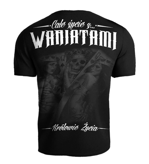 T-shirt. Life long with crazy people. Streetwear