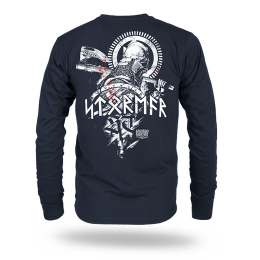 Longsleeve Dobermans Aggressive "STORMER II" LS390 - granatowy