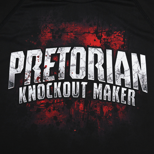 Rashguard shortsleeve Pretorian "Knockout Maker"